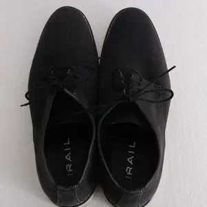 The Rail | Shoes | The Rail Canvas Oxford Shoes Dark Gray  display picture 1